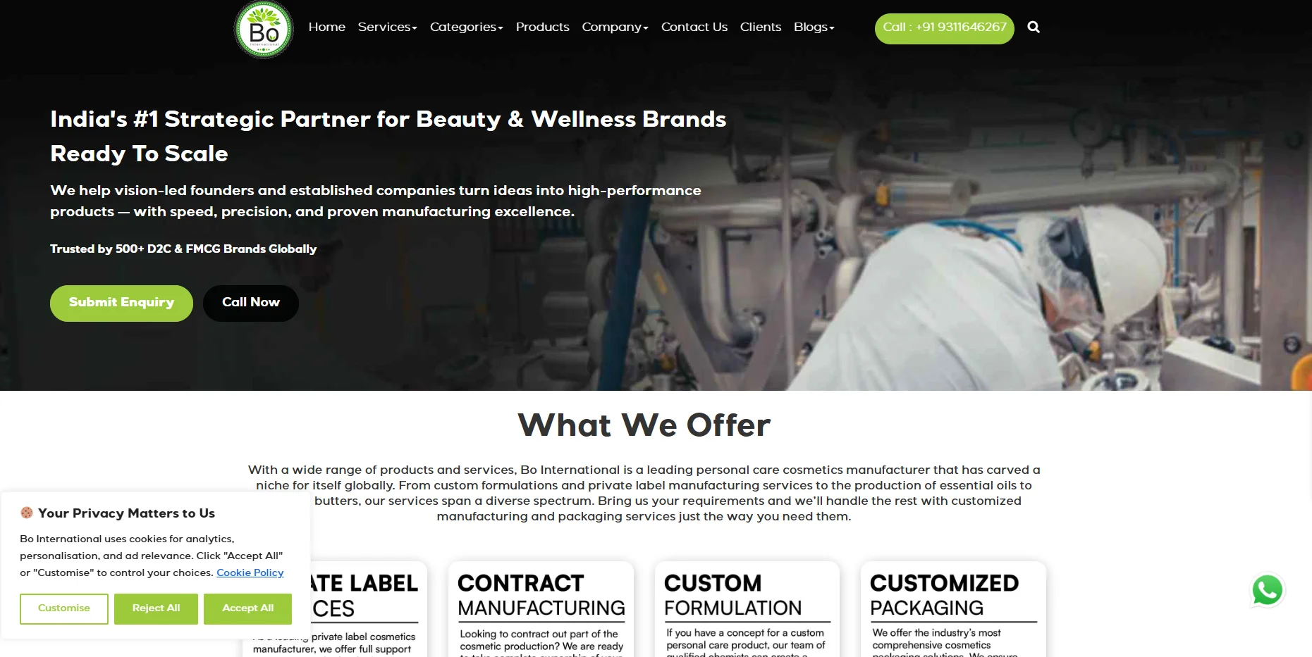 Top 10 Private Label Moisturiser Manufacturers in the World